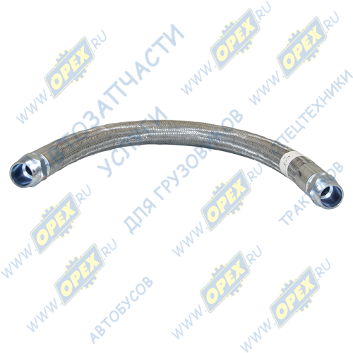 6520-3506060-50 Шланг тормозной (ШТУЦЕР+ШТУЦЕР) L=605 Ш=М30+К32/Ш=М30+К32 бронированный КАМАЗ КАМАЗ-УВК1