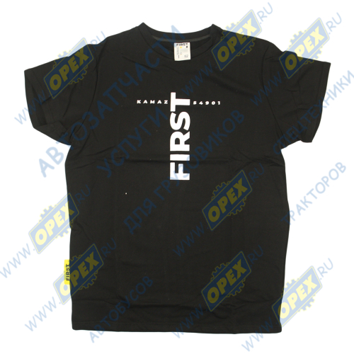 333.04180600 Футболка; FIRST KAMAZ 54901 черная 52р КАМАЗ-УВК