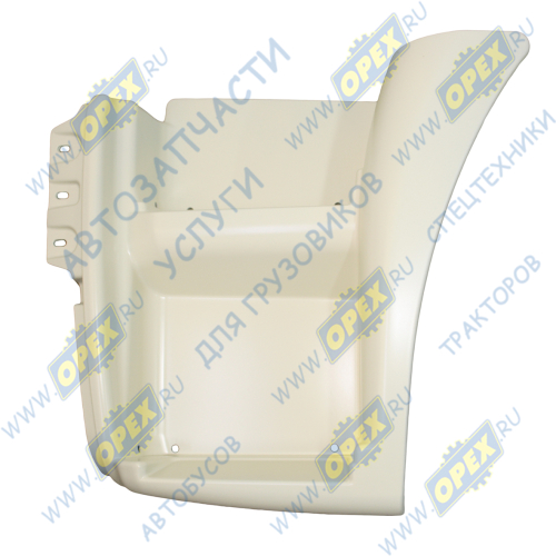 6520-8405111ГР Щиток подножки левый (Е-3) (ПВХ) L=620,s=450х640,крепл.10отв.ф9,3отв.9х19 КАМАЗ-УВК