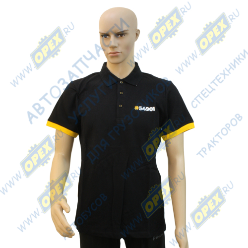 333.02180600 Поло FIRST KAMAZ 54901 черное; 50р КАМАЗ-УВК