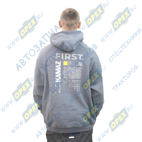 333.21180600 Худи с капюшоном FIRST KAMAZ 54901 rus КАМАЗ-УВК