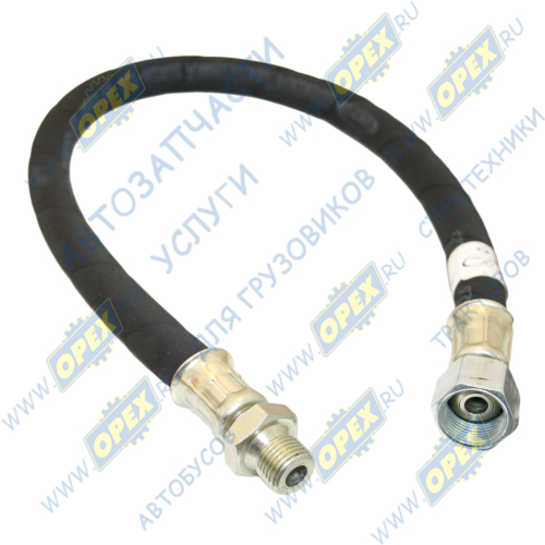 5320-3506060-10 Шланг тормозной ф18 L=600 Г=М20+К22(24)/Ш=М16+К17(22) передний КАМАЗ-УВК