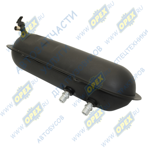 5320-1015262 Бачок топливный ПЖД КАМАЗ подогрев.; ф110 L=400 3вх М14х1,5,с краном КАМАЗ