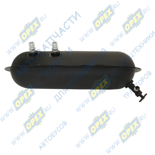 5320-1015262 Бачок топливный ПЖД КАМАЗ подогрев.; ф110 L=400 3вх М14х1,5,с краном КАМАЗ