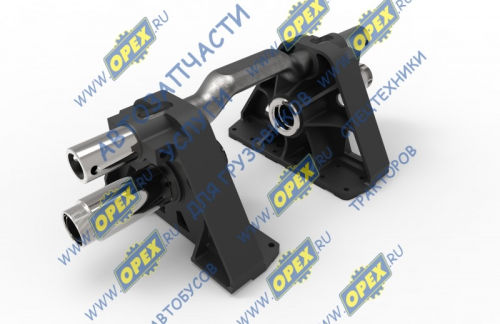 6520-2918050 Кронштейн балансира L=1270; ось ф90/ось ф105; h=440 с осью на а/м 6520 КАМАЗ