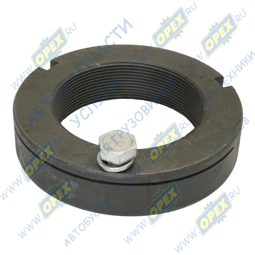 К5320-2918169 Гайка С/И М80х2 h=27 стяжная крепления башмака балансира; (болт сверху) Камаз Евро КМД