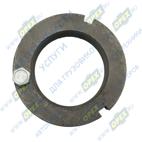 К5320-2918169 Гайка С/И М80х2 h=27 стяжная крепления башмака балансира; (болт сверху) Камаз Евро КМД2