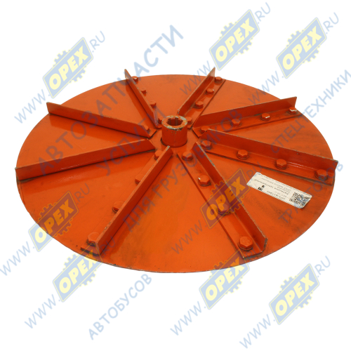 КО-829Б.20.00.000 Диск пескоразбрасывателя КО-829Б в сборе, D=600мм,ф.вн.=26/32 Комтехмаш