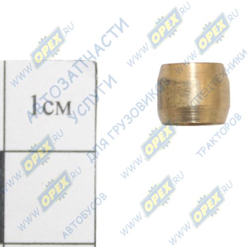 379277 Муфта ф6х8 h=7 конусная (бочонок) латунь тормоз.трубки МАЗ