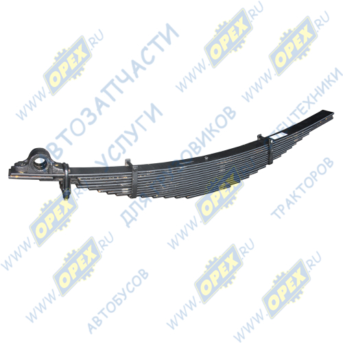 509-2912012-13 Рессора МАЗ задняя (L=1846, s=90); (15 листов) c накл.ухом МАЗ