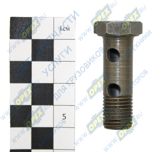 240-1111103-А Болт-штуцер М14х44х1,5 Р=15 К=19 С/И,топл,полый,под 2 трубки, поворотн.угольника МТЗ-80 ММЗ1