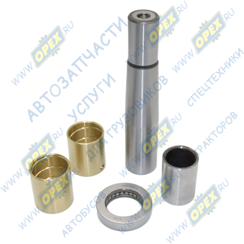 РК-6520-3001019-01-СПЕЦМАШ Шкворень КАМАЗ-6520, 5490, 6460 в сб. (со втулками); + подшипник СПЕЦМАШ1