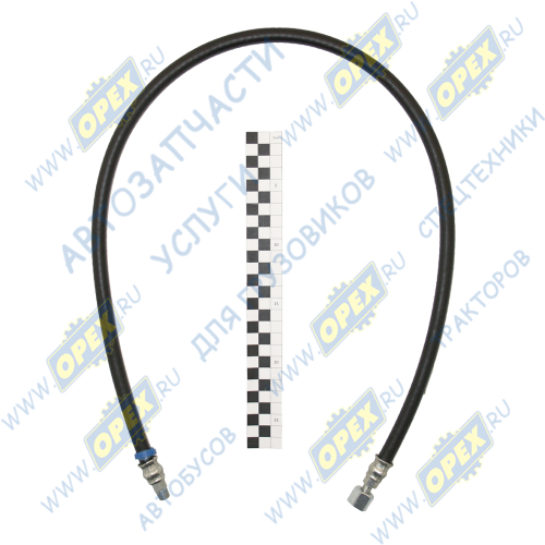 375-4225075-02 Шланг тормоз. ф14 L=1000 Г=М14+К17/Ш=М10+К11 подкачки шин длинный УРТ