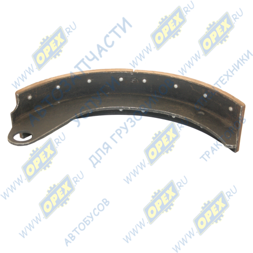 Ю66-3502030-2Ф Колодка тормозная задняя ГАЗ-66,3308 L=550; S=80 (340х82х190)1отв. без выреза; (накладка Фритекс) ЮККА