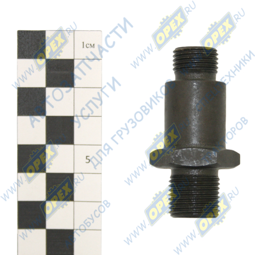 5340.1117097-20 Фитинг (штуцер) прямой; Рнаруж=M16х1,5/M18х1,5; К=27 L=59 каленый ЯМЗ