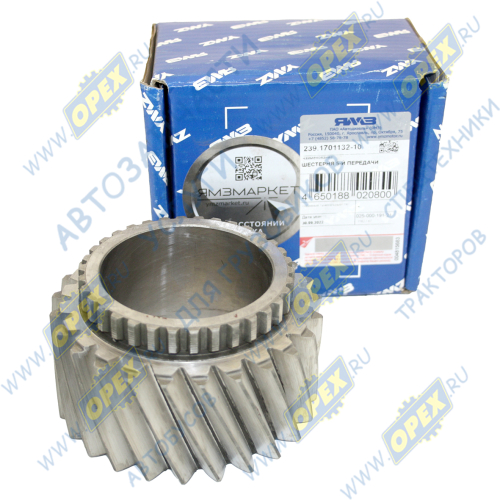 239.1701132-10 Шестерня 5-й пер.вторичного вала z=25 ф82,5 КПП-239 ЯМЗ