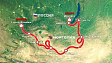 Маршрут международного ралли «Шелковый путь» 2025: Иркутск — Улан-Батор — Горно-Алтайск